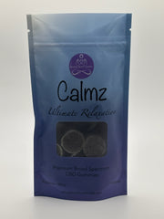Calmz Ultimate Relaxation Grape Premium Broad Spectrum Gummies (20 gummies X 50mg each)