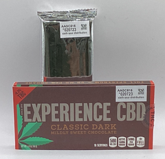 Experience CBD Full Spectrum CBD Dark Chocolate Bar 500mg
