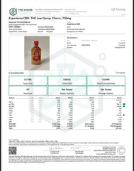 Experience Delta 9 THC Lean Syrup Cherry (750MG)