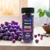 Experience Delta 9 Square Gummies Grape Flavor (450MG)