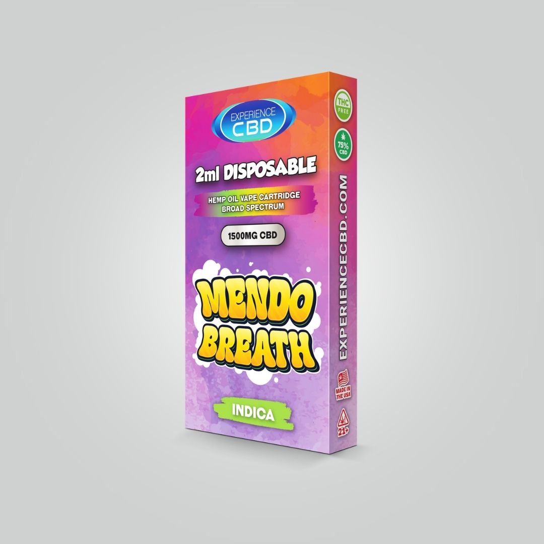 2ml Disposable Mendo Breath Indica (1500MG) CBD