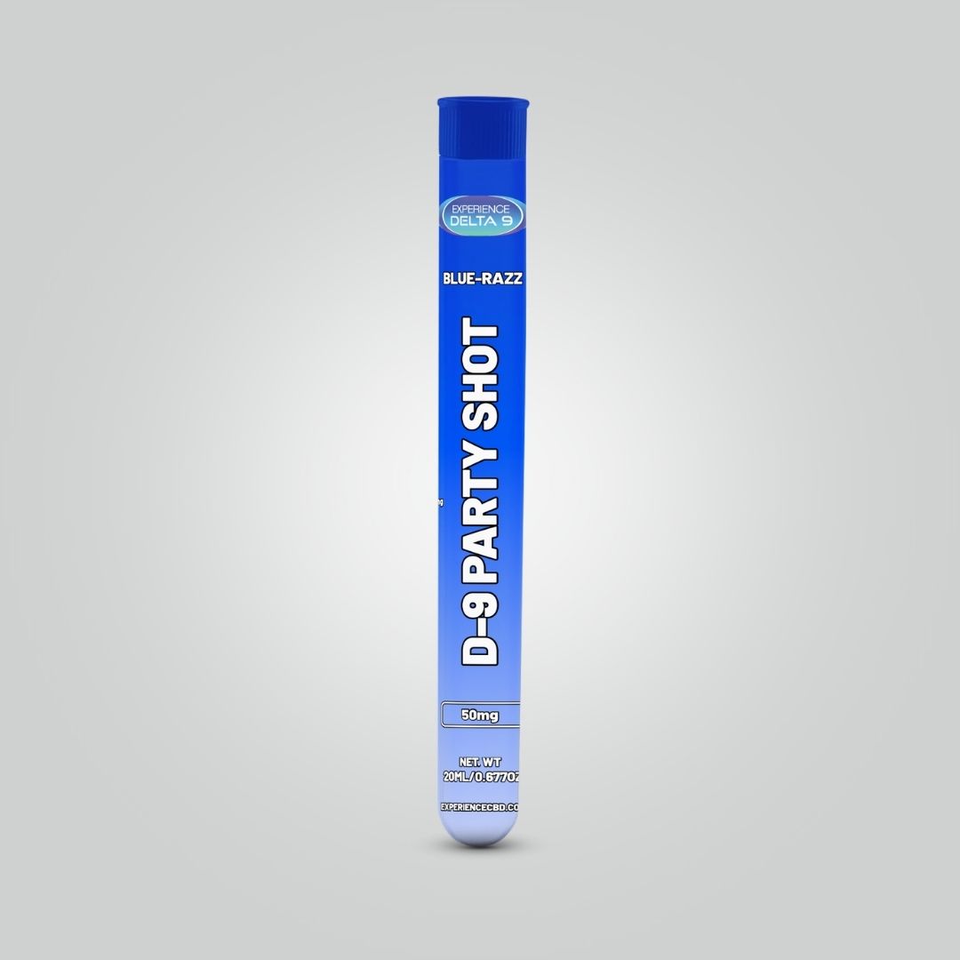 D 9 Party Shot Blue Razz (50MG)