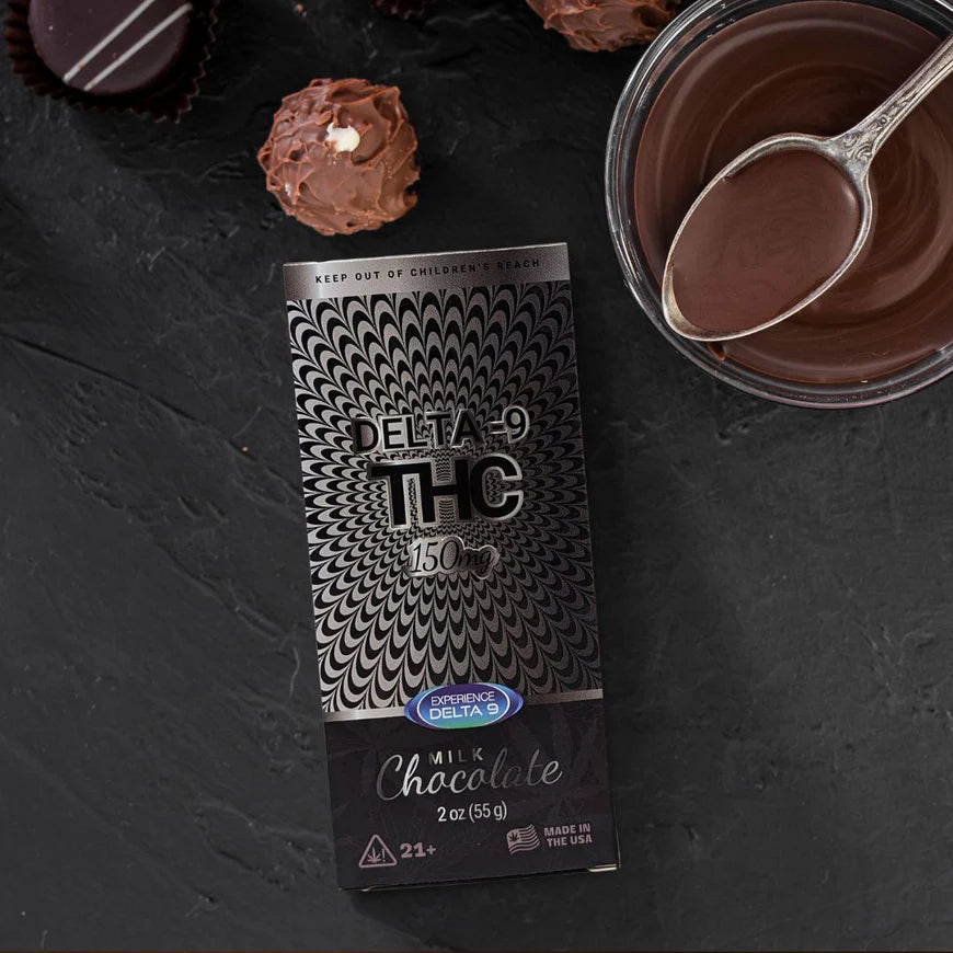 Experience THC Delta 9 Milk Chocolate Bar 150mg