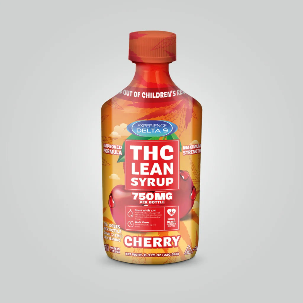 Experience Delta 9 THC Lean Syrup Cherry (750MG)