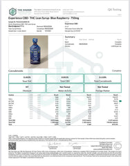Experience Delta 9 THC Lean Syrup Blue Raspberry (750MG)