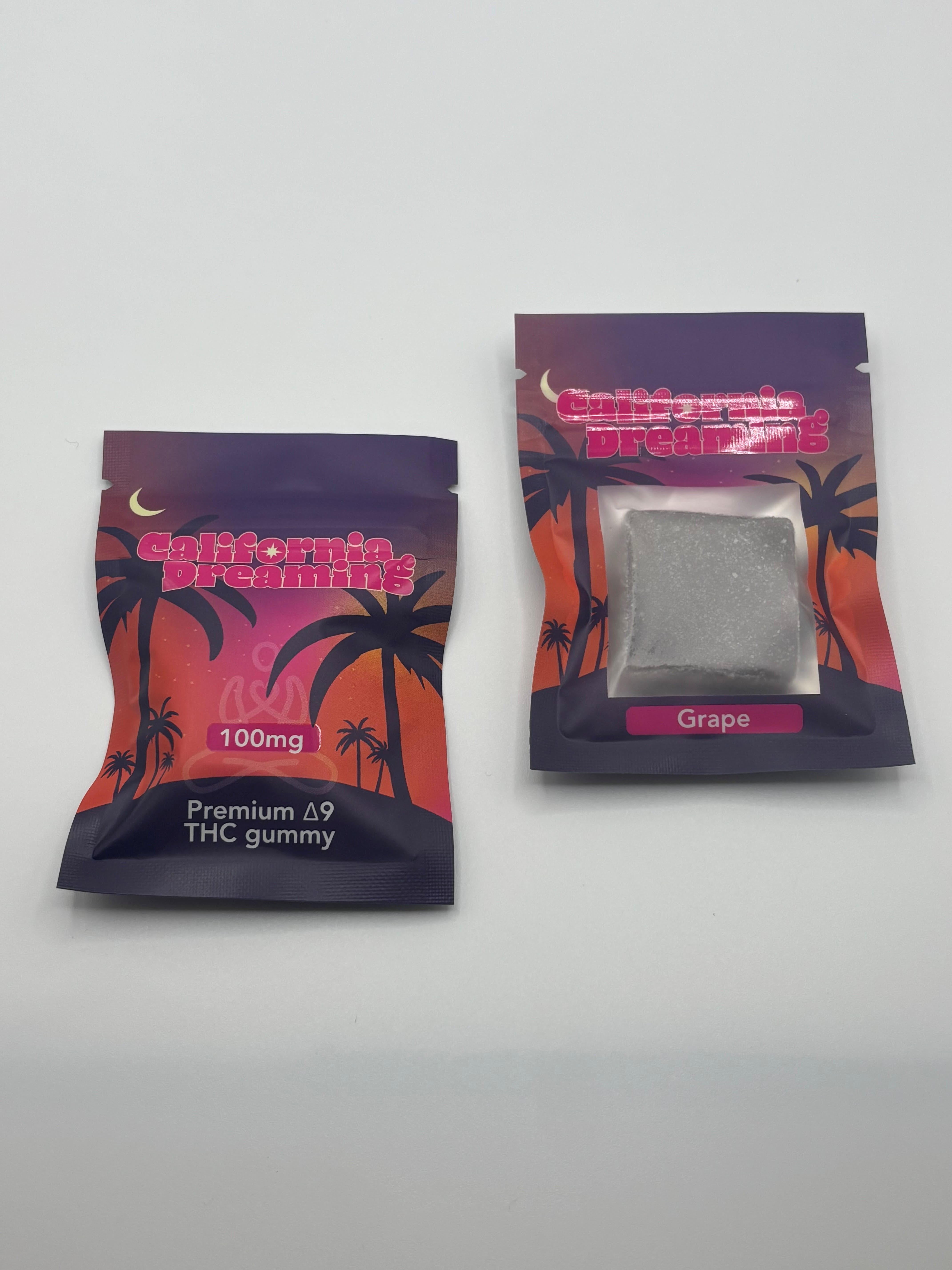 California Dreaming 100mg delta 9 gummy single